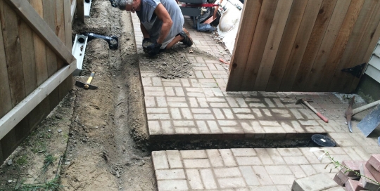 patio walkway installation service kansas city