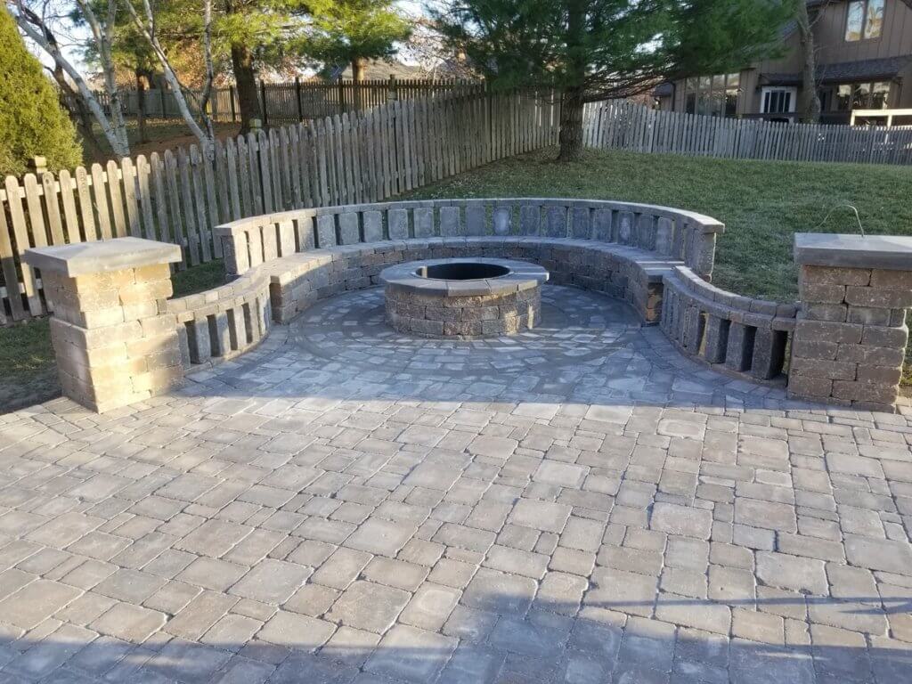 hardscape patio installation